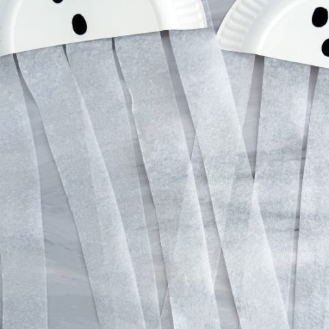 Paper Plate Ghost Craft for Kids
