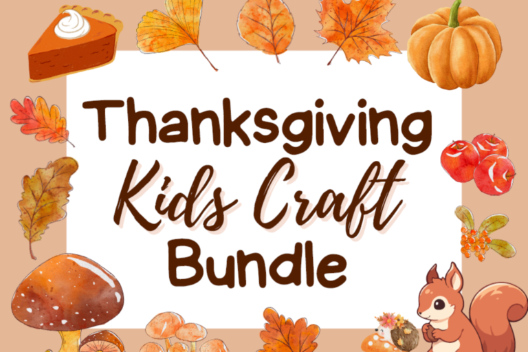 Free Printable Thanksgiving Activity Pack for Kids